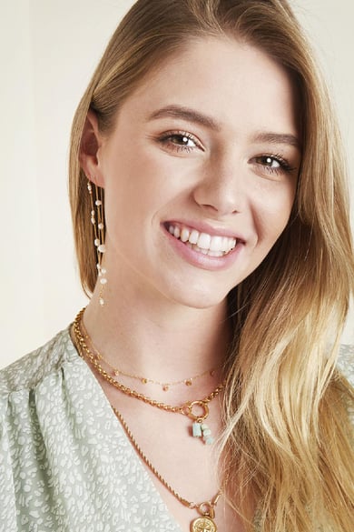 Necklace Chain Rylee Gold Color Stainless Steel h5 Picture4